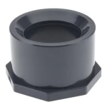 PVC Reducer Schedule 80  3P Pipe Brand Size 1 ¼ × 1 inch Outside Diameter 42.38 mm Dark Gray Color