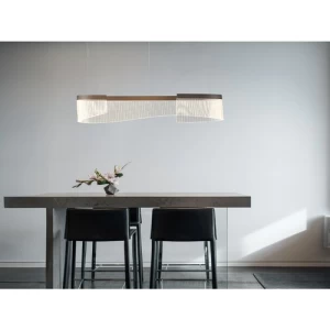 Abadia Decorative Pendant Light 32W LED, Cafe Color, 700x200 mm | Abadia