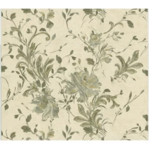 Wall Decoration Floral Design 10 m x 1.06 m Beige, Model 81416 | Balbaid Decor Company