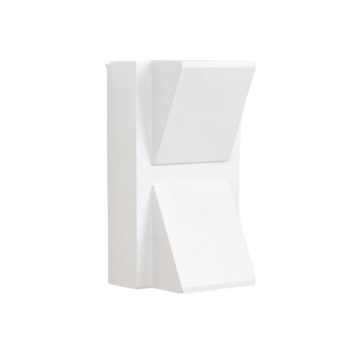 فانوس سور خارجي LED، أبعاد 8 × 14 × 7 سم، لون أبيض | 40253