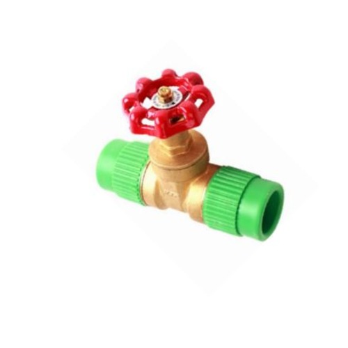 محبس ظاهر دائري PPR مقاس 32 مم لون اخضر | مصنع القبلان للأنابيب الحراريه