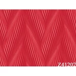 Italian wall covering, red color, length 10 m, width 0.53 m, model 41202