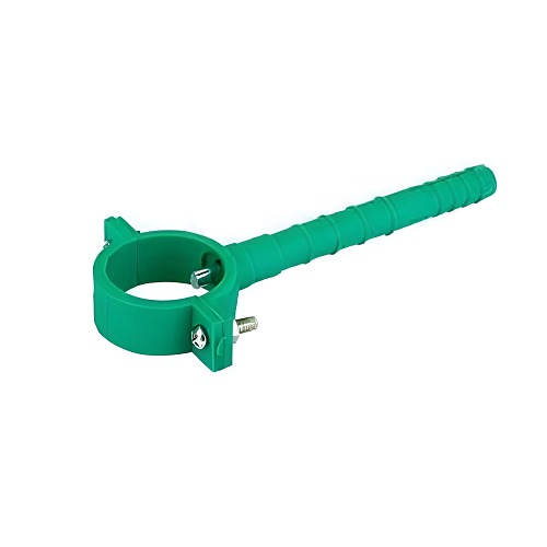 PPR Plastic Pipe Clamp Diameter 50 mm Green Color | Cosmoplast Factory