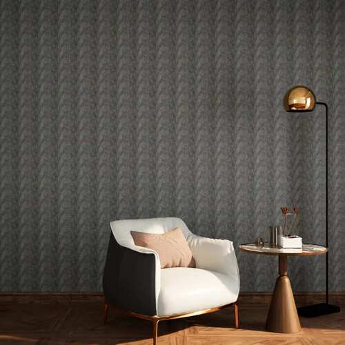 Patterned Design Wall Covering 10 m x 50 cm, Gray Color | GF62092