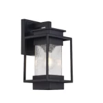 Outdoor Lantern Light E27, Black Color, Dimensions 310×190×180 mm