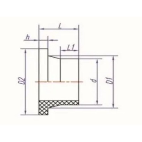 HDPE Plastic Flange Adapter Size 500 mm SDR 21, Black | Union Pipe industry KSA