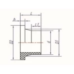 HDPE Plastic Flange Adapter Size 500 mm [SDR 21], Black  | Union Pipe Company