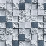 Modern Wallpaper, Size 15.6m×100cm, black and white color