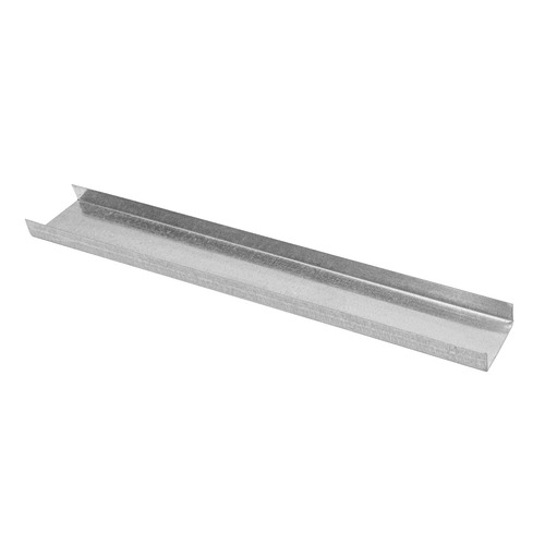 Hot Dipped Galvanized Iron Profile C-Channel 12×38×12 mm, 0.35 mm Thickness, 3000 mm Length | Quality Industry Co. Ltd
