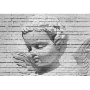 Mural Image Stone Design 366cm × 254cm White | Balbaid Decor Company