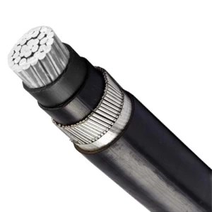 Stranded Aluminum 1C Electric Cable 150mm2 0.6/1kV AWA Armored PVC Insulated Black 1000m | Bahra Cables
