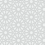 Patterned Wallpaper, Size 15.6m×100cm, Light Gray color