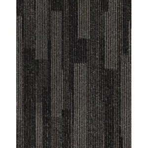 Pieces of PVC Carpet Black Color Size 50x50 cm Thickness 1-3 cm Model 879 | 