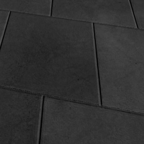 Roxtile Black Cement Tile 20x20 cm, 6 cm Thickness | Al Sarif Building Materials