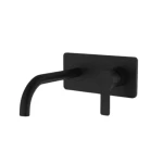 Concealed Modern Washbasin Mixer, Black Color