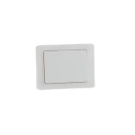 مفتاح وسط السلم كيو1، 10 أمبير، أبيض اللون، مقاس 7 × 7 سم