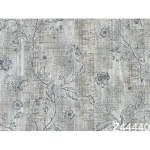  Wall decoration floral design, size 10 m x 1.06 m, light gray color, model 44440