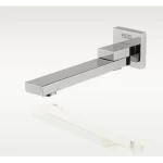 Wall Concealed Mounted Mixer Tap, Shiny Silver