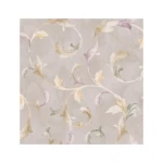 Leaf patterned wall decoration, gray color, length 10 m, width 0.53 m, model FF51508  