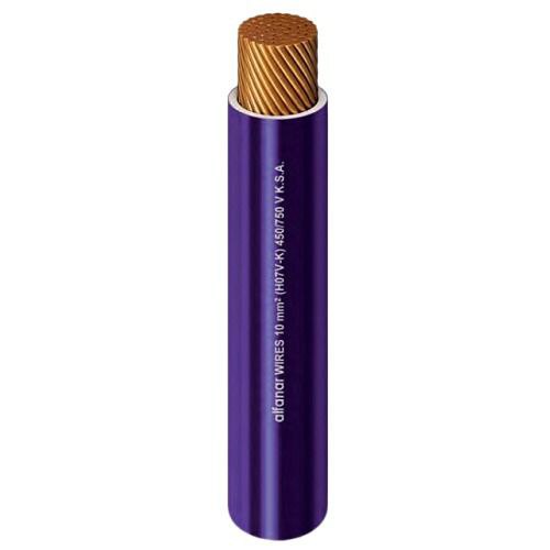 Flexible Wire 450/750 volts, Copper Conductor, PVC Insulation, 10mm2 Size, 100 Yards Coil | Al Fanar