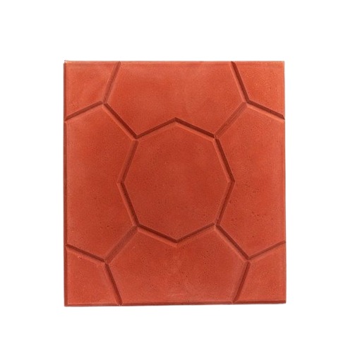 Decorative Wall Tiles Geometric Designs 40x40 cm, Height 4 cm, Light Red | Al Sarif Building Materials