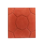 Decorative wall tiles Geometric Designs, Dimensions 40×40 cm, Height 4 cm, Light red Color | Al Sarif Company