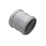 UPVC Rigister Coupling diameter 90 mm, Length 240 mm, Gray Color | Saudi Industries for Pipes