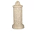 عمود رخام مع قبة، 1 لمبة، طول 78 سم، لون بيج