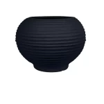 حوض زرع بلاستيك دائري كبير الزامل مصنوع من  البولي ايثلين اللون  غرانيت