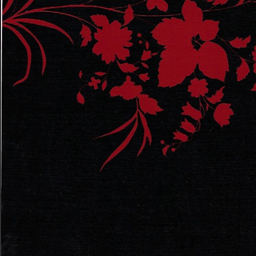 Classic Wallpaper Vinyl Sheath 10m x 53cm Red and Black | Luxury line