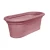 Plastic transplant pot medium rectangle Al Zamil Made of  polyethylene Colour light purple