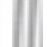 ورق حائط تصميم مقلم، لون ابيض مع رمادي، مقاس 15.6 م×106 سم 