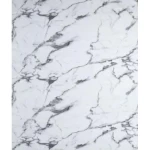 Chinese Marble alternative Size 280 x 122 cm, White with grey veins color, Rectangular Shape