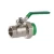 PPR Union Ball Valve Al-Munif   Size 32 mm × 1   Inch  Green  Color