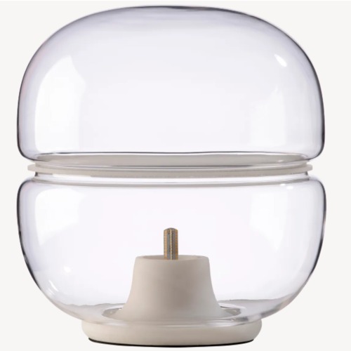 Oriental Table Lamp 46 cm Height, 46 cm Width, Clear Color | Abyat Company