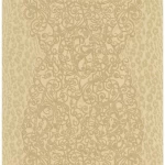 ورق جدران ايطالي لون بيج تصميم نقشات، مقاس 10 م×0.70 م، موديل 14006