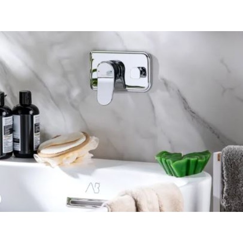 Concealed Shower Mixer 1.54 kg Chrome Color | Abyat Company