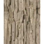 ورق جدران الماني تصميم نقشات مقاس 10 م×0.53 م، لون بني فاتح، موديل 473216