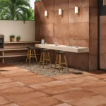 Floor Porcelain Dimensions 120 x60  cm, Red Color, Cotta Model