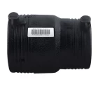 HDPE plastic reducer, size 75 x 63 mm, black color | Union Pipe Company