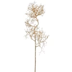 Decorative artificial lagurus grass, golden color, 60 x 0.2 x 60 cm