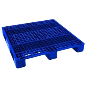 Blue HDPE Plastic Pallet 1200x1200x150 mm, Model BRRBZ | AL-FURIDI FACTORY FOR PLASTIC INDUSTRIES