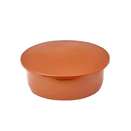 سدة ماسورة بلاستيك يو بي في سي مقاس 75 mm، طول 60 mm، لون برتقالي | Cosmoplast