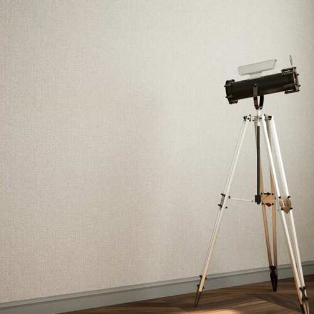 Plain Wall Covering Length 10 m Width 50 cm Light Gray Color | 25461