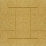 Yellow 421 Color Mosaic Tiles Size 40×40 cm | Al-Hasaniah Factory