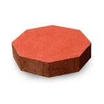 بلاط انترلوك ثماني ارتفاع 6 سم مقاس 81.6×197 مم لون احمر | شركة ارتك