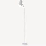Contemporary Ceiling Light, Aluminum and Metal, White Color, Size 113x23x33 cm
