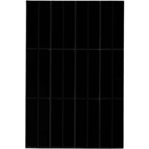 بلاط سيراميك حوائط 60×30 سم أسود، موديل B&W | شركة ابيات