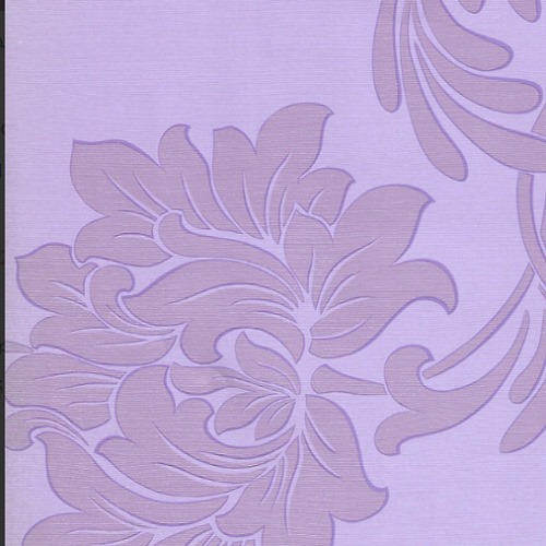 Floral Wallpaper Size 10m×53cm Purple Color | Luxury line