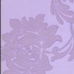 Floral Wallpaper, Size 10m×53cm, purple color